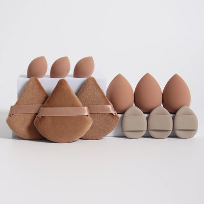 12-Piece Makeup Sponge & Powder Puff Set