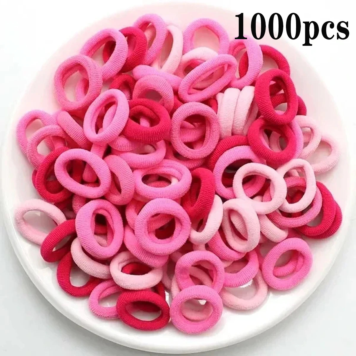 Nylon Mini Elastic Hair Ties, Assorted Packs