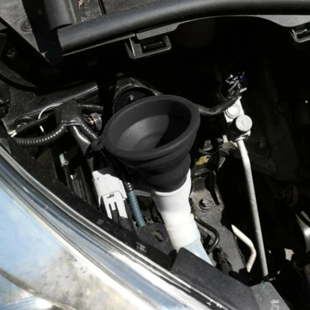 Collapsible Silicone Automotive Funnel