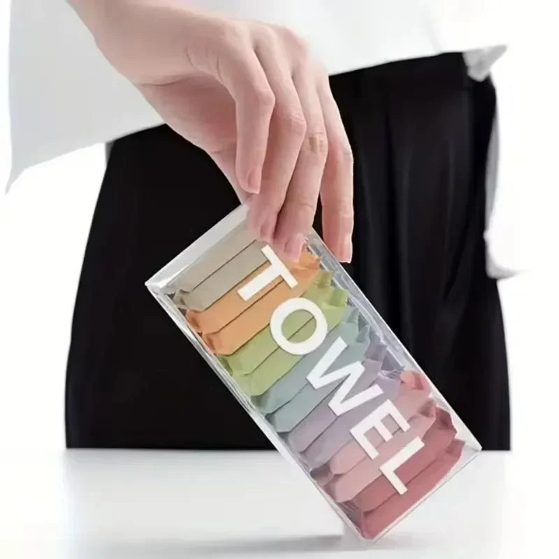 Disposable Compressed Towels - Thick Cotton Face & Beauty Cleansing Towels for Travel (14/28/42 Pack)