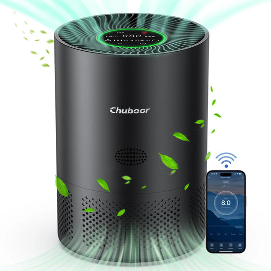 Air Purifier H13 HEPA – WiFi Smart, Removes Smoke, Dust, Pollen & Odors - Flexivo