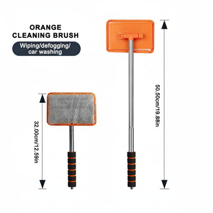 Retractable Car Windshield Cleaning Brush with Telescopic Handle