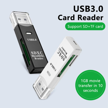 2-in-1 USB SD and microSD Card Reader