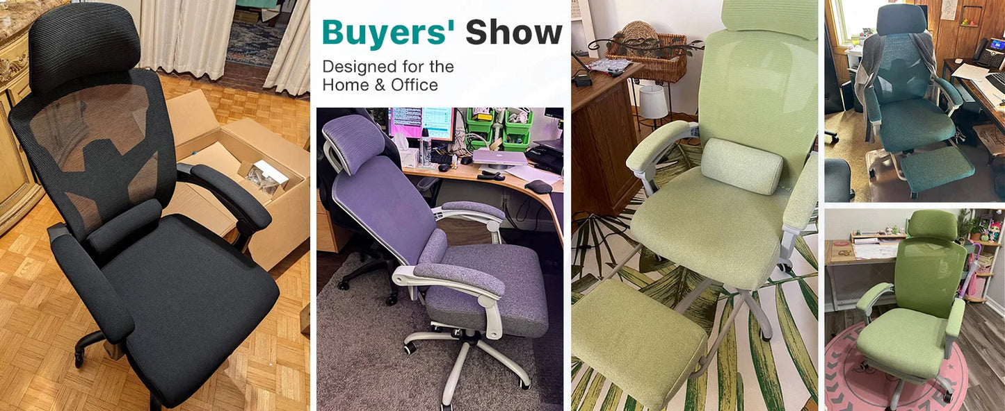 Ergonomic High-Back Mesh Office Chair with Lumbar Support