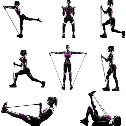 Resistance Bands with Handles, 10–30 lbs