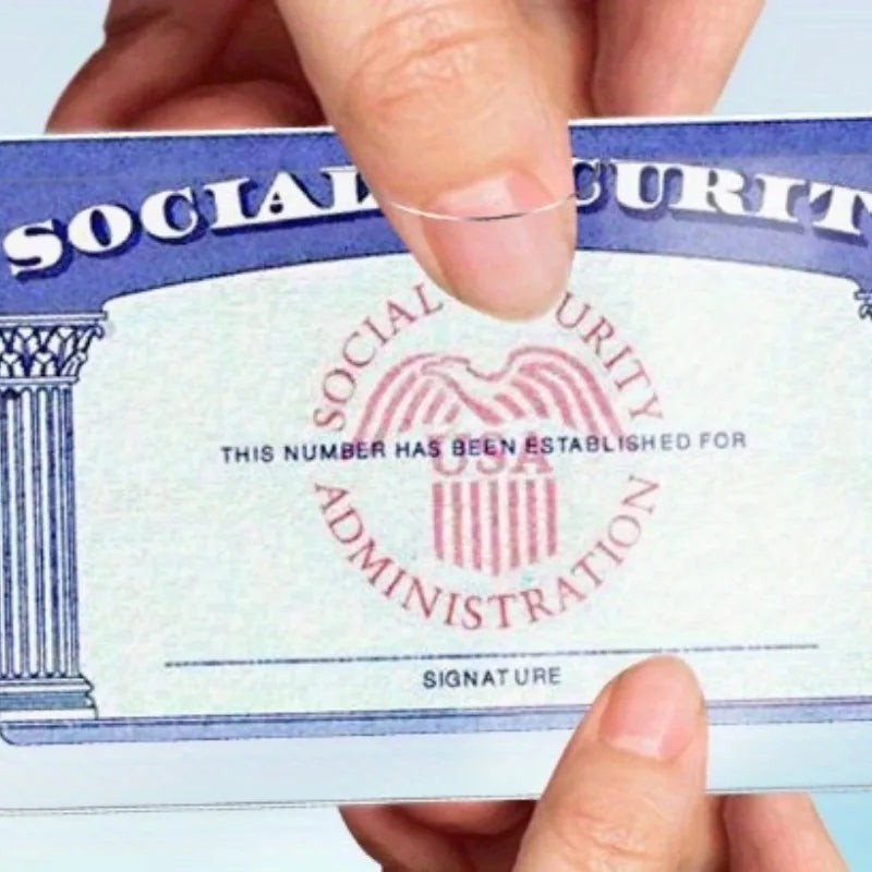 Premium Social Security Card Holder – Waterproof PVC Protector