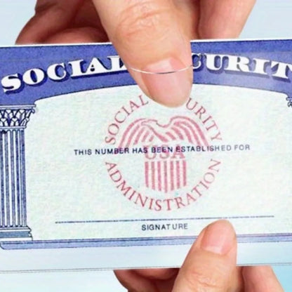 Premium Social Security Card Holder – Waterproof PVC Protector