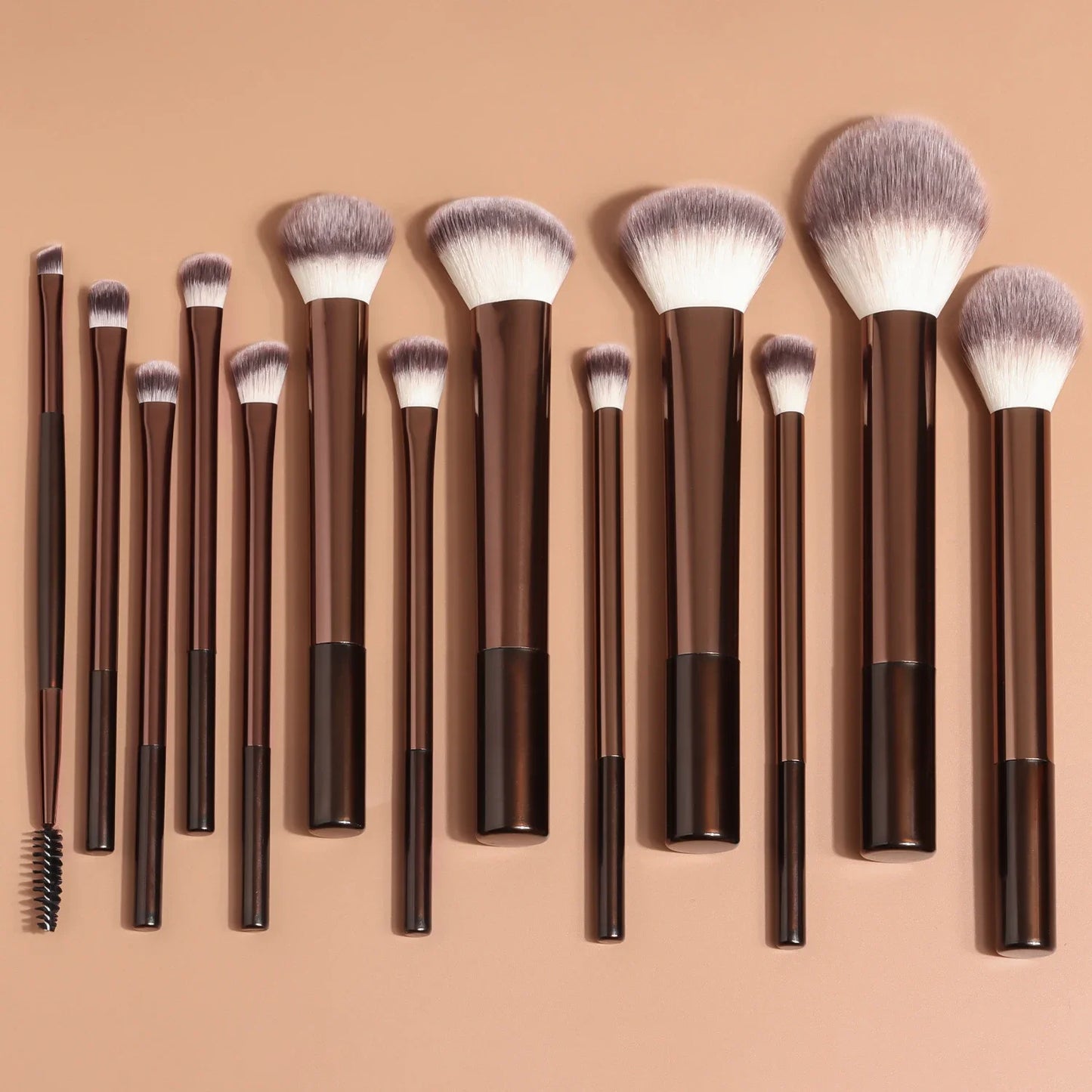 Kabuki Makeup Brush Set – 13 & 14 Piece Professional Blending Kit