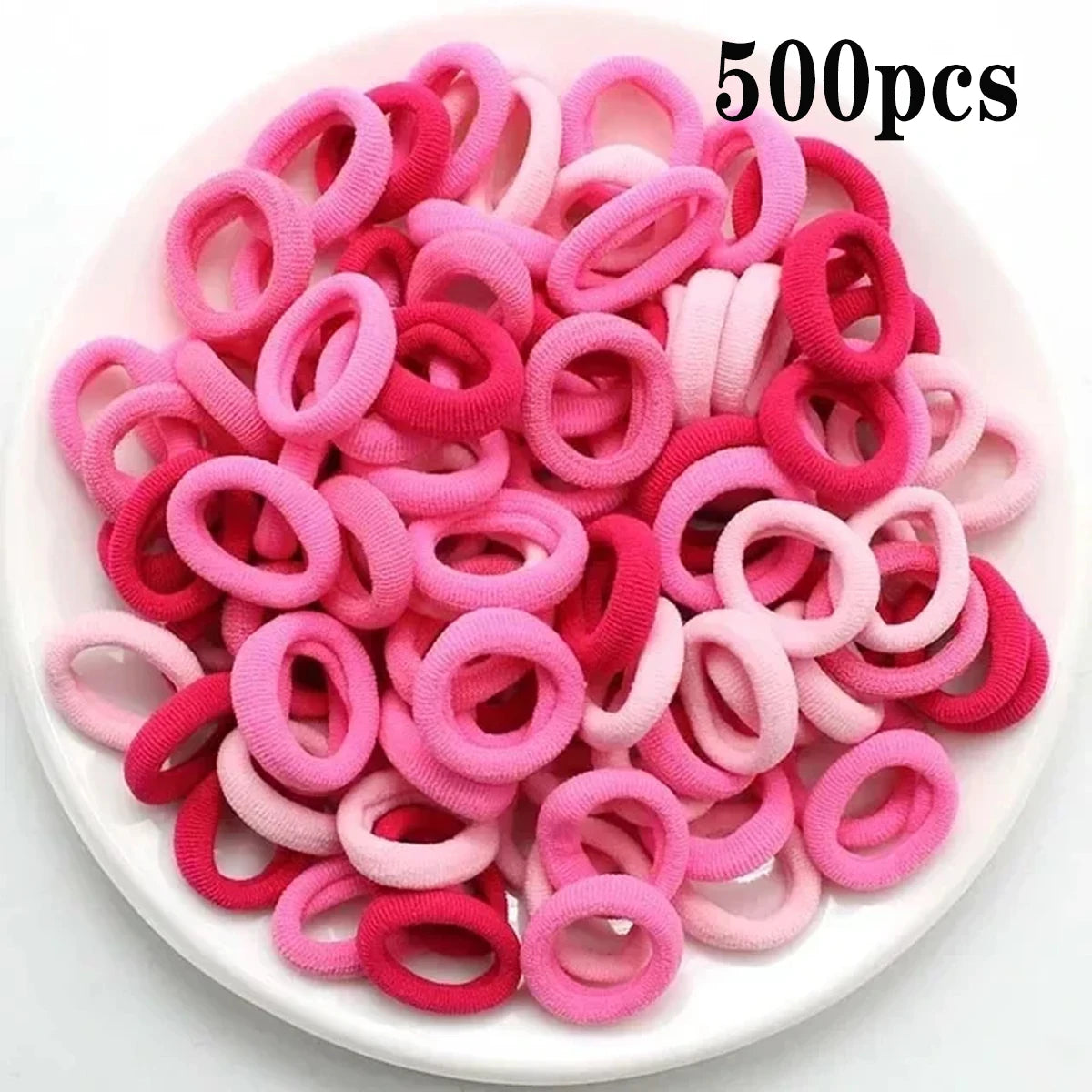Nylon Mini Elastic Hair Ties, Assorted Packs