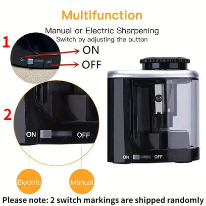 Automatic Electric Pencil Sharpener for 6–8 mm Pencils