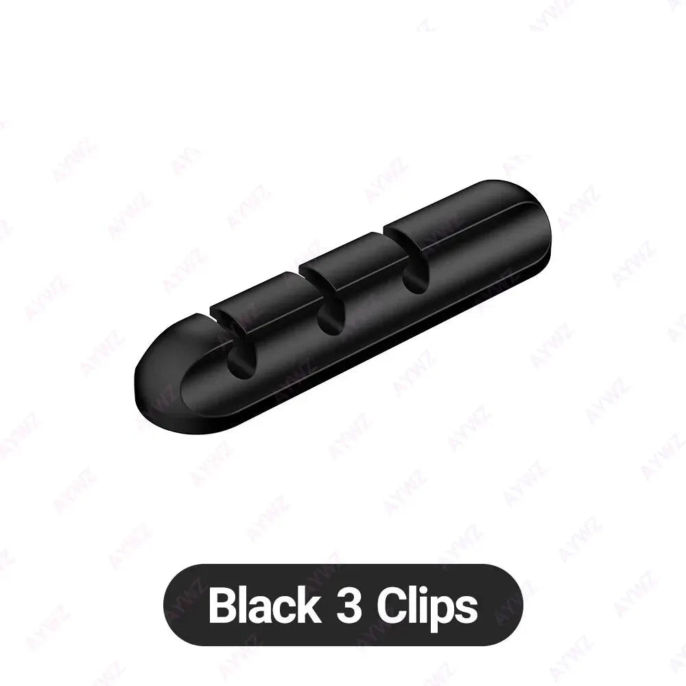 Adhesive Cable Organizer with 3, 5 or 7 Slots
