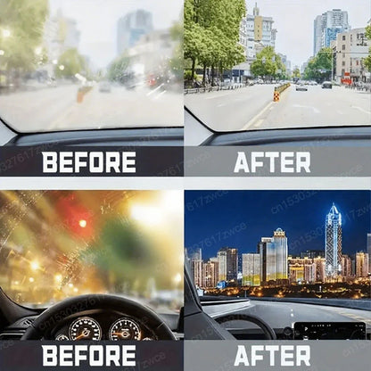 Car Glass Oil Film Remover Paste with Sponge