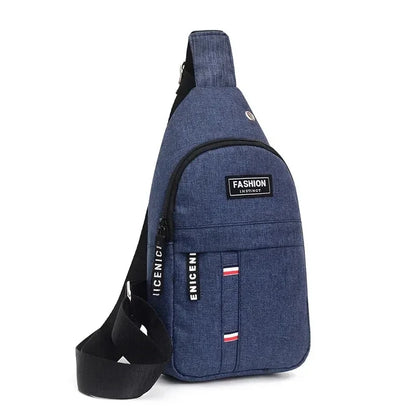 Men's Waterproof Nylon Fanny Pack – Compact 12" × 6.7" × 2"