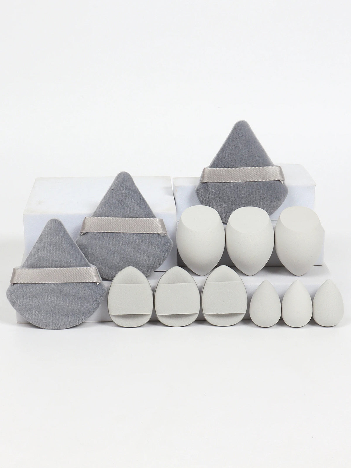 12-Piece Makeup Sponge & Powder Puff Set