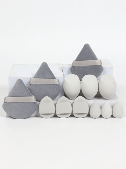 12-Piece Makeup Sponge & Powder Puff Set
