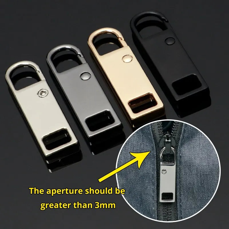 Detachable Replacement Zipper Pulls, 4 or 8 Pack