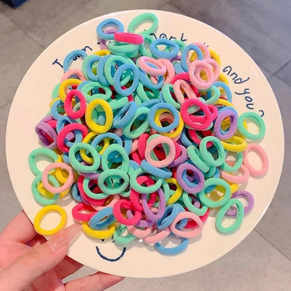 Nylon Mini Elastic Hair Ties, Assorted Packs