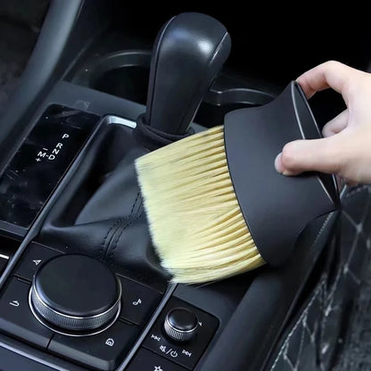 Car Interior Detail Brush with Soft Nylon Bristles