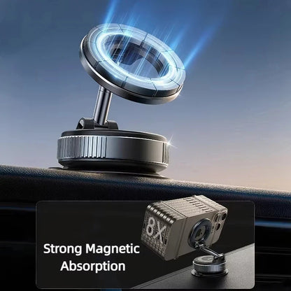 Magnetic Phone Holder — 360° Rotating Foldable Mount for Car, Gym & Kitchen - Flexivo