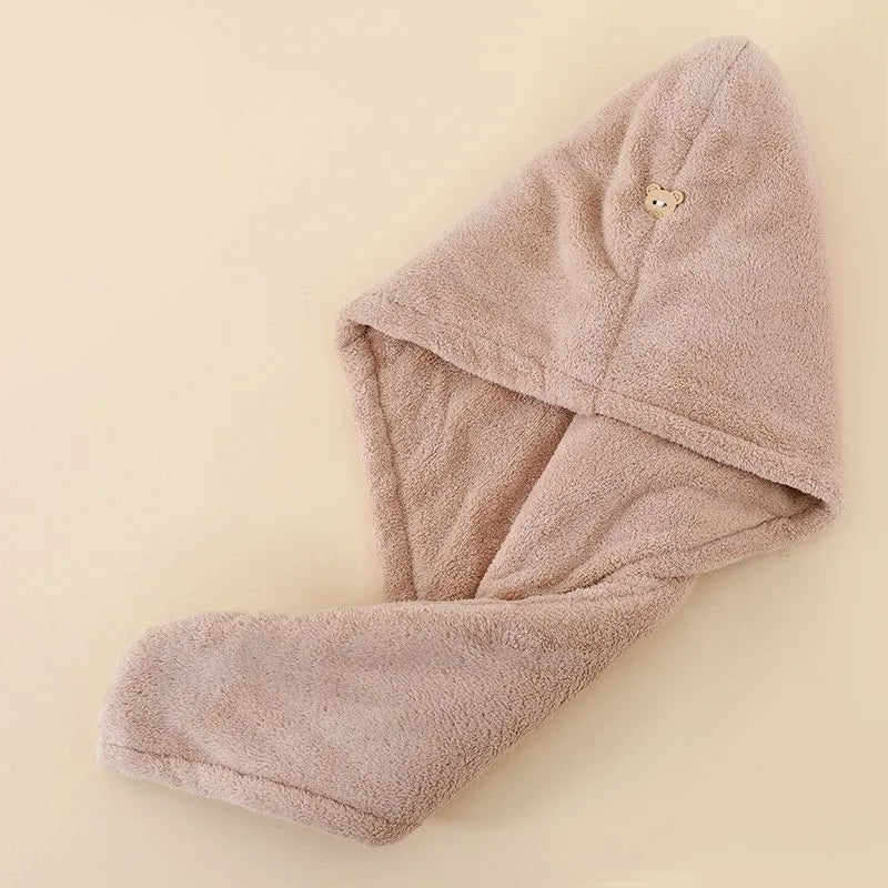 Microfiber Hair Towel Turban - Quick-Dry Anti-Frizz Wrap with Button Lock | Available in 1, 3, 5 & 10-Pack - Flexivo