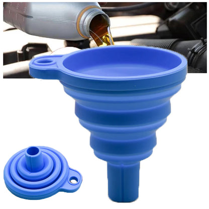 Collapsible Silicone Automotive Funnel