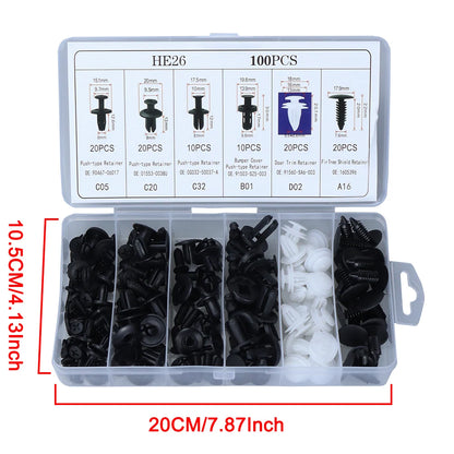Car Trim Retainer Clips, 50 or 100 Pieces
