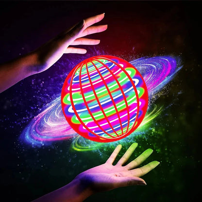 LED UFO Flying Orb Ball — Auto-Spinning, Magic Flying Toy for Kids