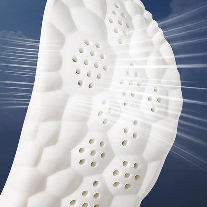 Latex Sport Insoles with Arch Support, Breathable & Deodorizing