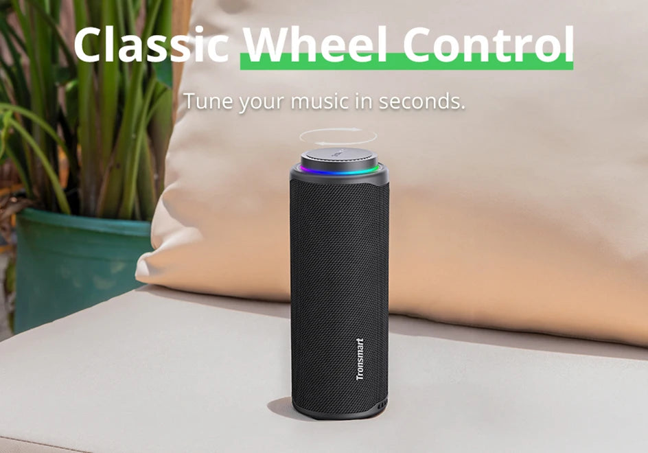 Tronsmart T8 40W Portable Bluetooth Speaker - Waterproof IPX7, Deep Bass SoundPulse, App Control for Outdoor & Camping