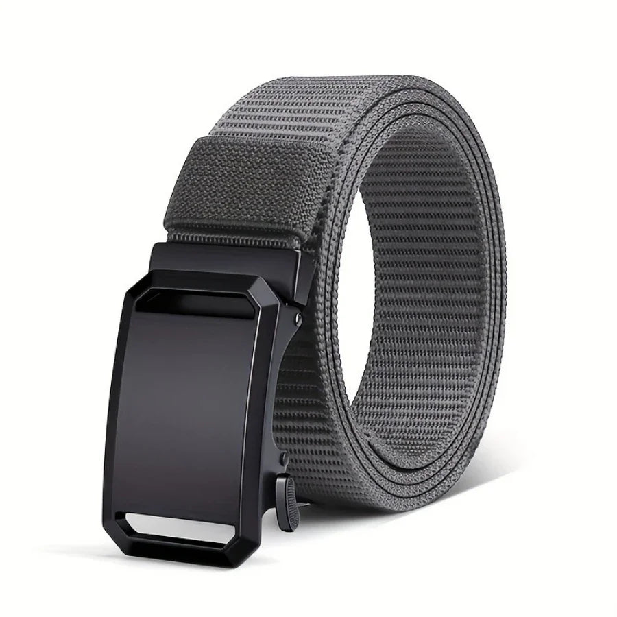 Automatic Buckle Canvas Tactical Belt for Men