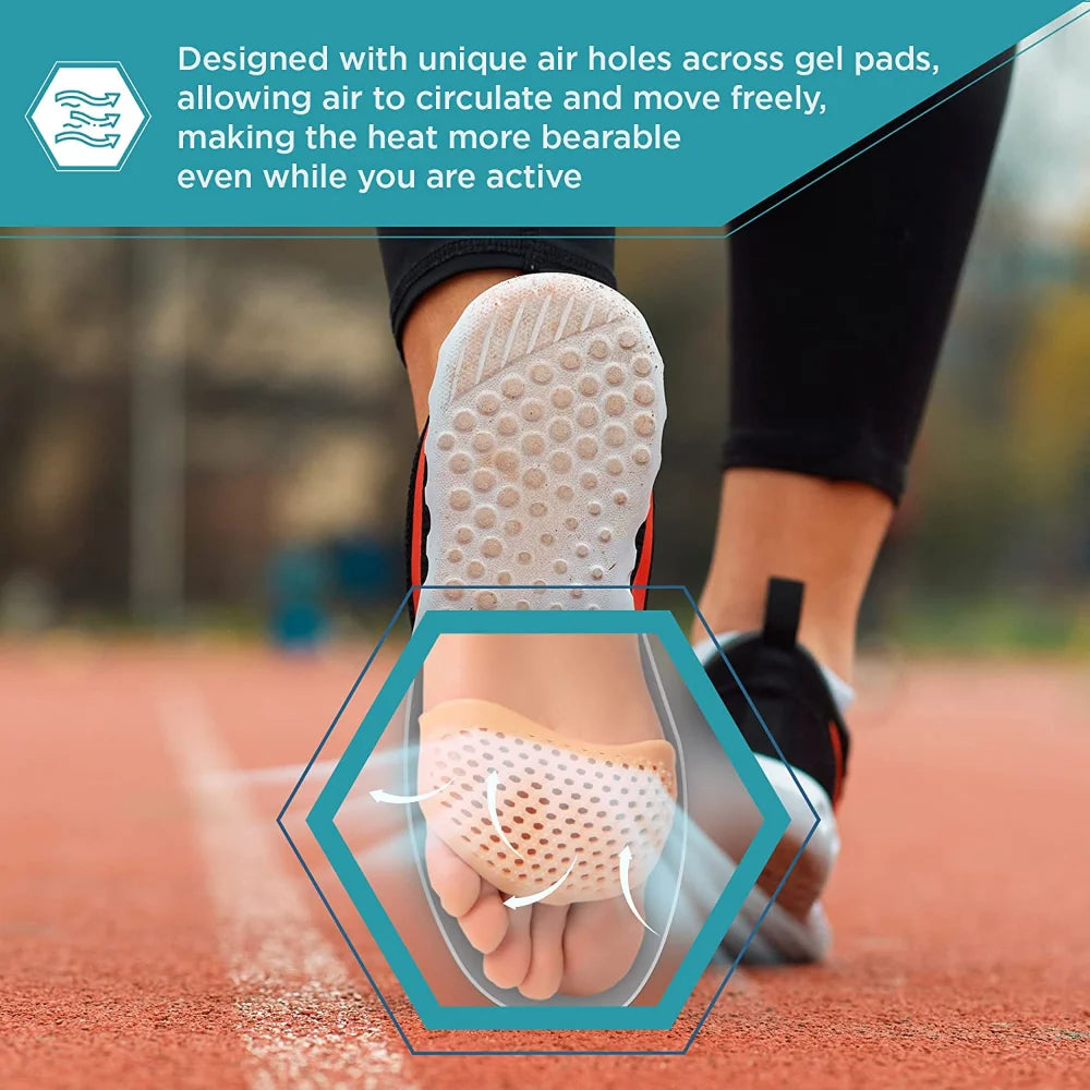 Silicone Gel Toe Separator & Bunion Cushion (2 Pcs)