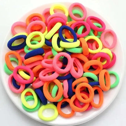 Nylon Mini Elastic Hair Ties, Assorted Packs