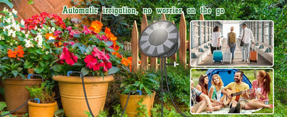 Solar Drip Irrigation Kit with Programmable Timer