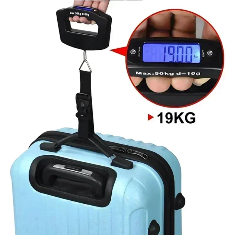Digital Luggage Scale - 110lb Portable Travel Weight Scale with Backlight Display