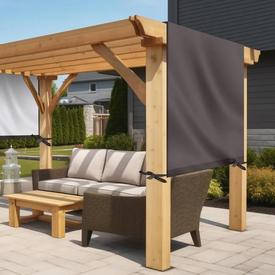 Pergola Replacement Canopy — Waterproof Oxford Shade Cover, 16x8 Ft