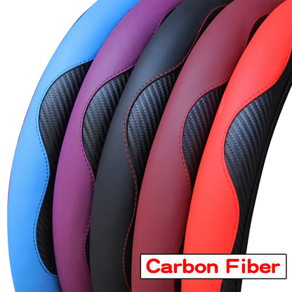 PU Steering Wheel Cover for 14.5–15 in Wheels