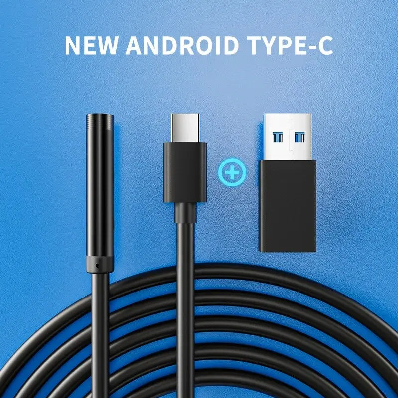 USB-C Inspection Camera with LED Lights