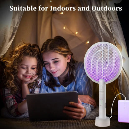 Rechargeable Electric Insect Swatter with Charging Dock
