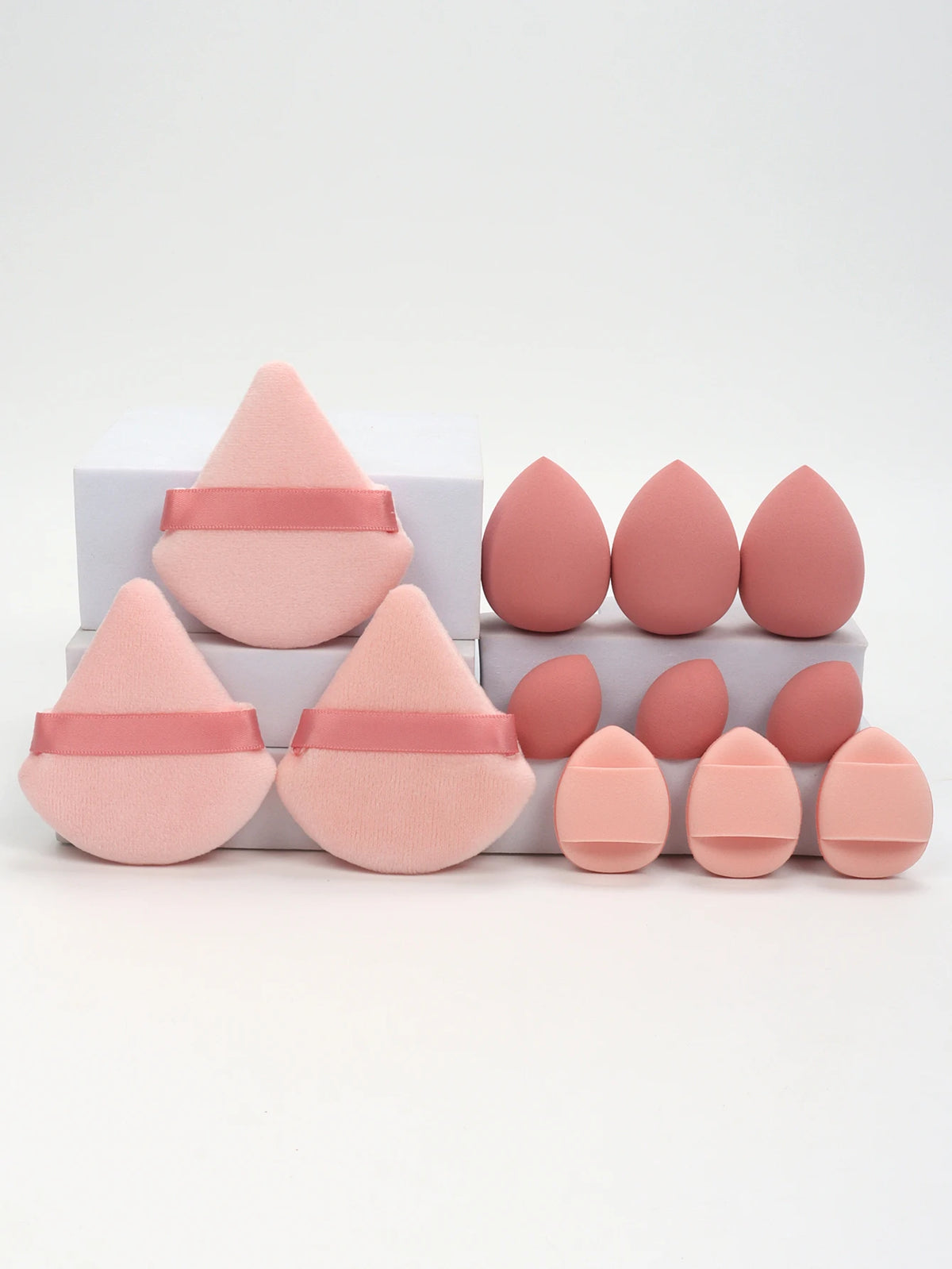 12-Piece Makeup Sponge & Powder Puff Set