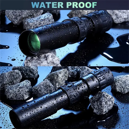 HD Monocular Telescope 10-300x Zoom — Portable for Hunting & Outdoor