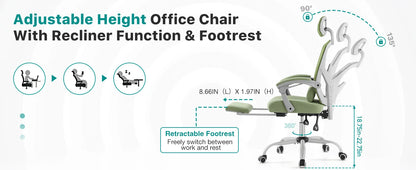Ergonomic High-Back Mesh Office Chair with Lumbar Support