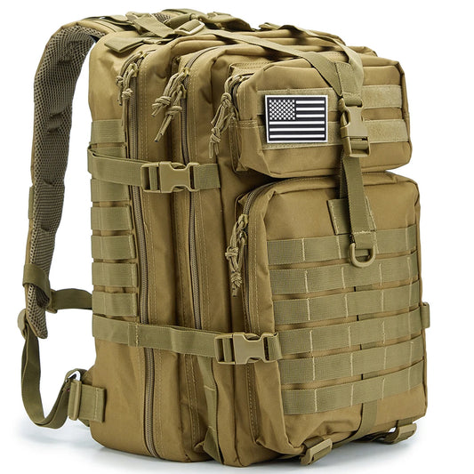 45L Tactical Backpack – Molle Hiking & Camping Pack