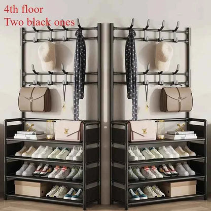 Multi-Layer Shoe and Hat Rack - Stylish Freestanding Organizer for Entryway and Bedroom - Flexivo