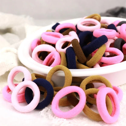 Nylon Mini Elastic Hair Ties, Assorted Packs