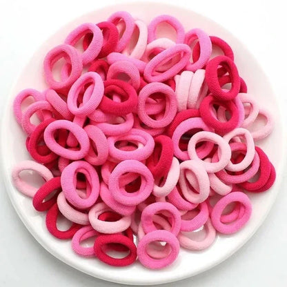 Nylon Mini Elastic Hair Ties, Assorted Packs