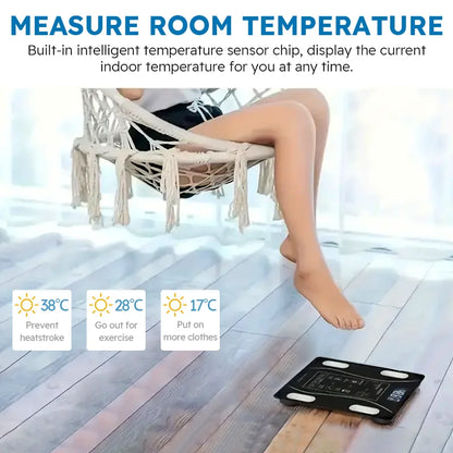 Smart Body Fat Scale – LED Digital Bathroom Scale with Body Composition Analysis
