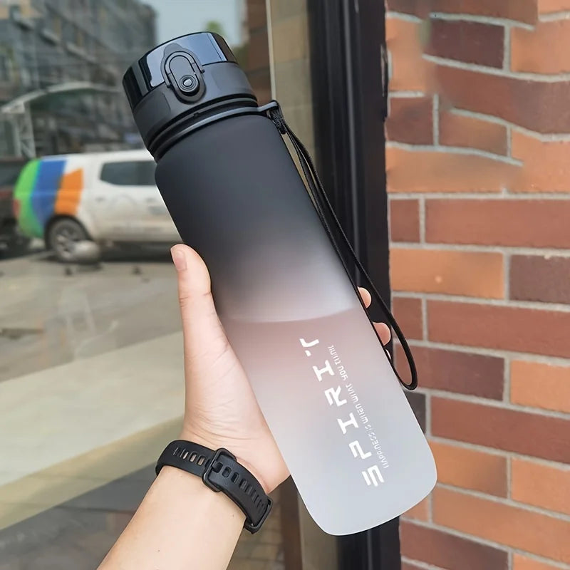 Gradient Color Sports Water Bottle – Matte Finish, 750ml & 1000ml