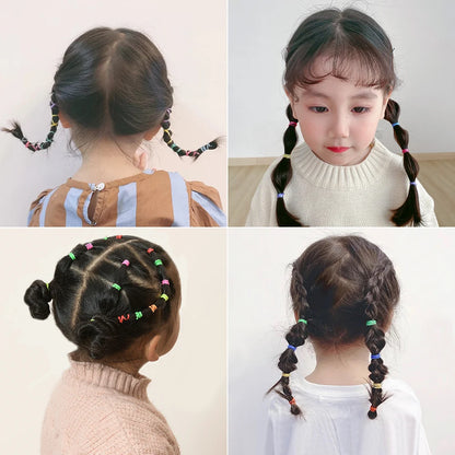 Mini Rubber Hair Ties, 500–2,000 Pack