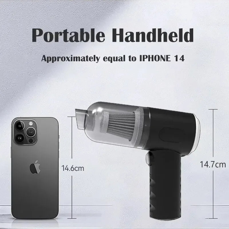 USB Rechargeable Handheld Car Vacuum