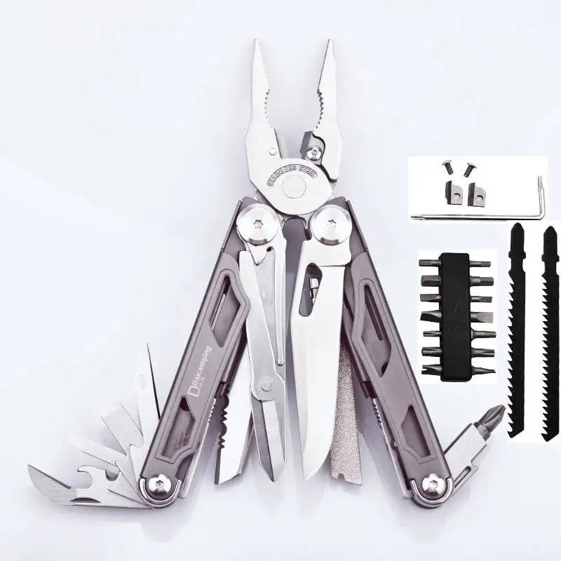 DL30 Multi-Tool Pliers - Premium EDC Survival Gear with Replaceable Parts